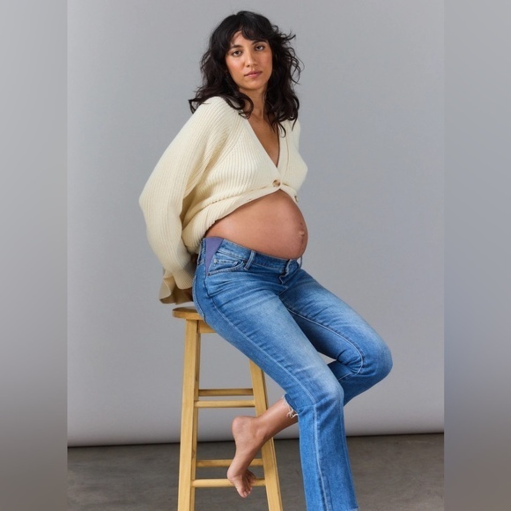 Hatch maternity Blue cropped Women's Jeans 31